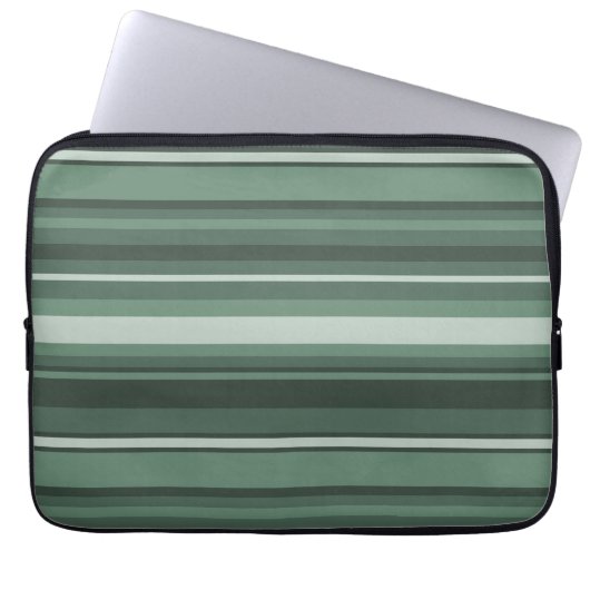 Grünstreifen Laptopschutzhülle (Vorderseite)