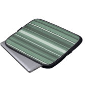 Grünstreifen Laptopschutzhülle (Vorne Knopf)