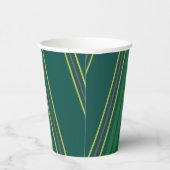 Grünstreifen Pappbecher (Rechts)