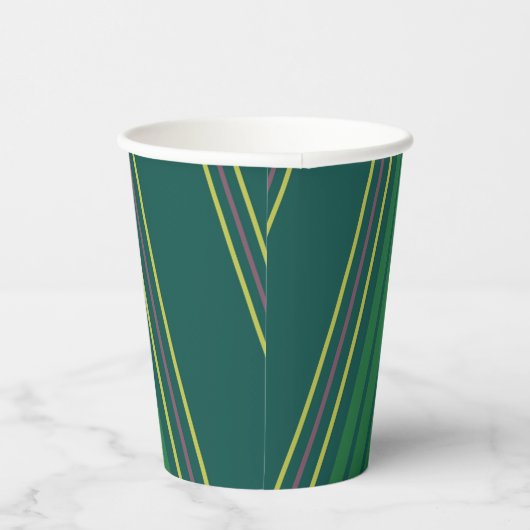 Grünstreifen Pappbecher (Rechts)