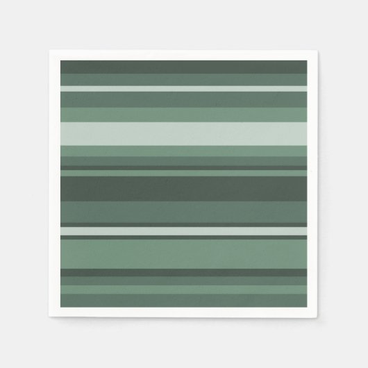 Grünstreifen Serviette (Vorderseite)