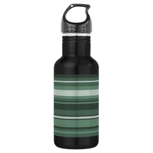 Grünstreifen Trinkflasche (Vorderseite)