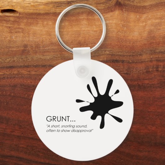 Grunt-Schlüsselanhänger Schlüsselanhänger (Vorderseite)
