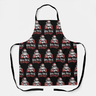 Grunt Style Big Nick Energie lustiger Santa Weihna Schürze