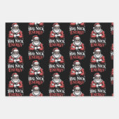 Grunt Style Big Nick Energie lustiger Weihnachtsma Geschenkpapier Set (Vorderseite)