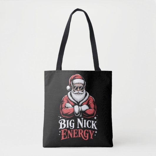 Grunt Style Big Nick Energy Funny Santa Christmas Tasche (Vorderseite)