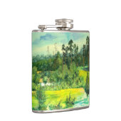 Grüntal-Malerei Wasserfarbe Flachmann (Rechts)