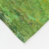 Grüntal-Malerei Wasserfarbe Fleecedecke (Ecke)