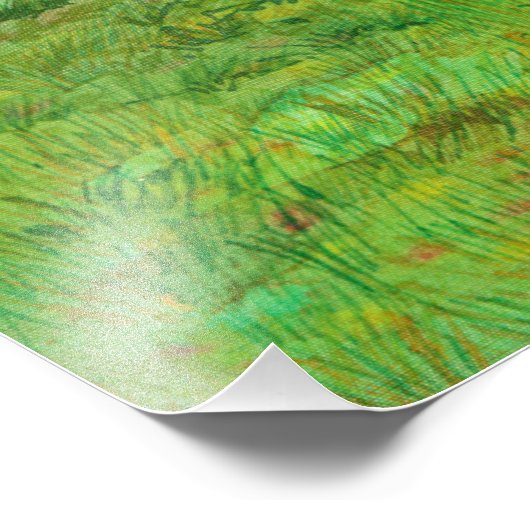 Grüntal-Malerei Wasserfarbe Fotodruck (Ecke)