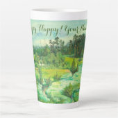 Grüntal-Malerei Wasserfarbe Milchtasse (Vorderseite)