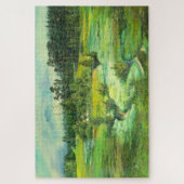 Grüntal-Malerei Wasserfarbe Puzzle (Vertikal)