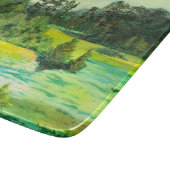 Grüntal-Malerei Wasserfarbe Schneidebrett (Ecke)