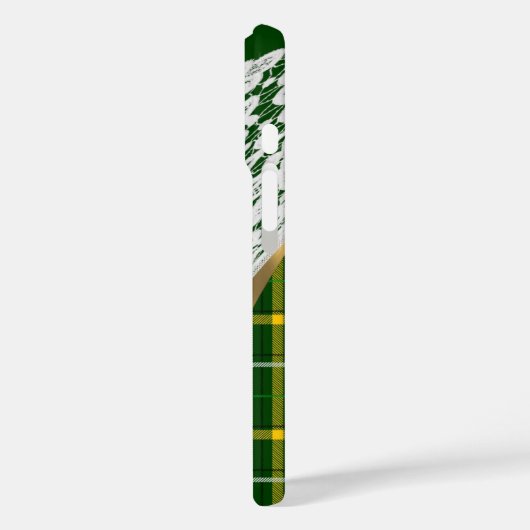 Grüntartan kariert Case-Mate iPhone hülle (Rückseite / Links)