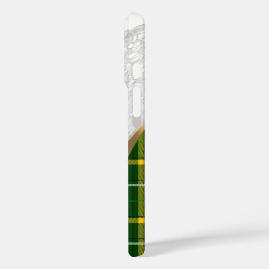 Grüntartan kariert Case-Mate iPhone hülle (Rückseite / Links)