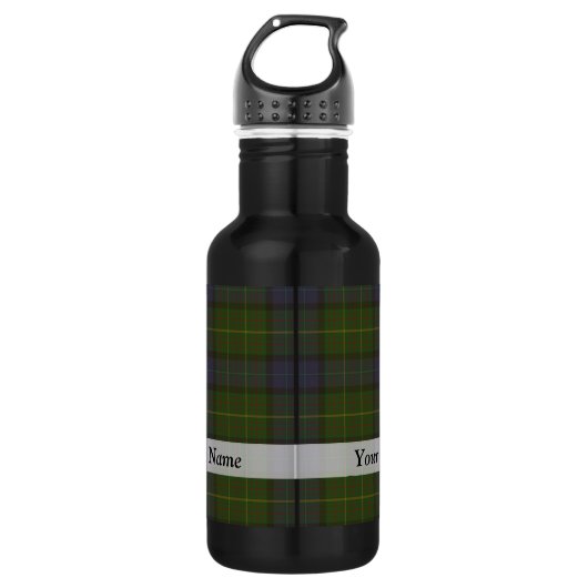 Grüntartan kariert trinkflasche (Vorderseite)