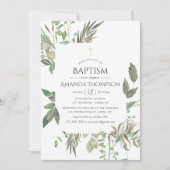 Grüntaufe oder Weihnachten Einladung (Vorderseite)