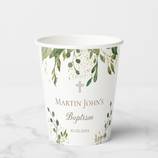 Grüntaufe Pappbecher (Rückseite)