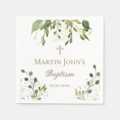 Grüntaufe Serviette (Vorderseite)