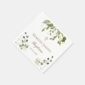 Grüntaufe Serviette (Ecke)