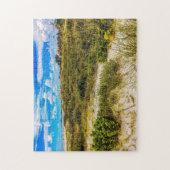 Grüntöne am Strand Puzzle (Vertikal)