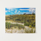 Grüntöne am Strand Wandteppich (Vorderseite (Horizontal))