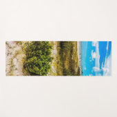 Grüntöne am Strand Yogamatte (Vorderseite (Horizontal))
