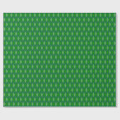 Grüntöne Argyle-Geschenkpapier Geschenkpapier (Flach)