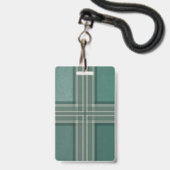 Grüntöne Ausweis (Rückseite mit Lanyard)