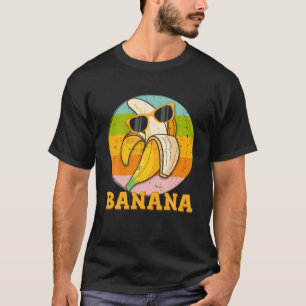 Grüntöne Bananenmehl Bananenspalte Bowl Bananapops T-Shirt