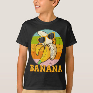 Grüntöne Bananenmehl Bananenspalte Bowl Bananapops T-Shirt
