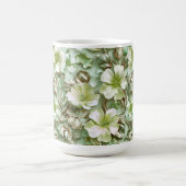 Grüntöne, Blumenmuster Kaffeetasse (Mittel)