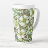 Grüntöne, Blumenmuster Milchtasse (Rechte Ecke)