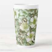 Grüntöne, Blumenmuster Milchtasse (Vorderseite)
