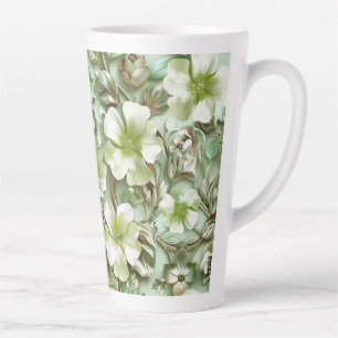 Grüntöne, Blumenmuster Milchtasse