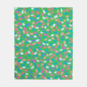 Grüntöne des Frühlings Malerische Kunst Fleecedecke (Vorderseite)