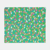 Grüntöne des Frühlings Malerische Kunst Fleecedecke (Vorderseite (Horizontal))