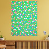 Grüntöne des Frühlings Malerische Kunst Leinwanddruck (Insitu (Wohnzimmer))