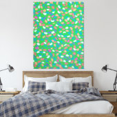 Grüntöne des Frühlings Malerische Kunst Leinwanddruck (Insitu (Schlafzimmer))