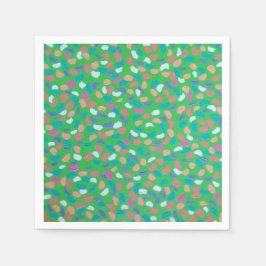 Grüntöne des Frühlings Malerische Kunst Serviette