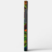 Grüntöne, die in Flammen entwässert werden Case-Mate iPhone Hülle (Rückseite / Links)