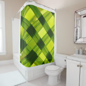 Grüntöne Duschvorhang (Beispiel)