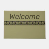 Grüntöne Fußmatte (Vorderseite)