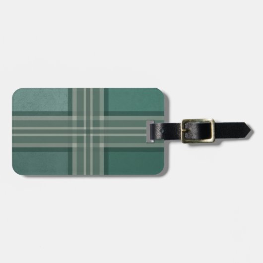 Grüntöne Gepäckanhänger (Vorderseite horizontal)