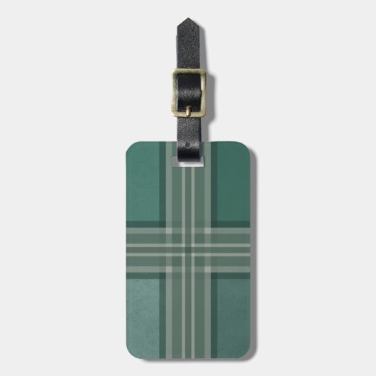 Grüntöne Gepäckanhänger (Vorderseite vertikal)