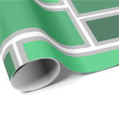 Grüntöne Geschenkpapier (Rolleneckpunkt)