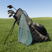 Grüntöne Golfhandtuch (Gras)