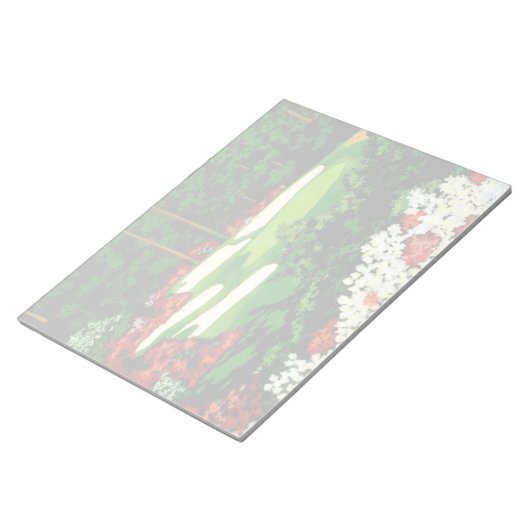 Grüntöne, Golfplatz Notepad Notizblock (angewinkelt)