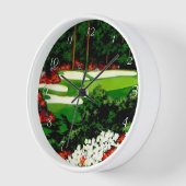 Grüntöne, Golfplatz Runde Uhr (Winkel)