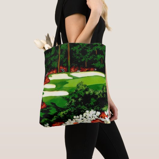 Grüntöne, Golfplatz Tote Tasche (Von Nahem)