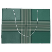 Grüntöne Große Geschenktüte (Rückseite)
